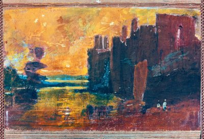 日の出のカーナーベン城 作： Joseph Mallord William Turner