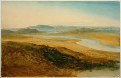 ローマの田舎：カステルジュベリオ出身のテヴェレ川 作： Joseph Mallord William Turner
