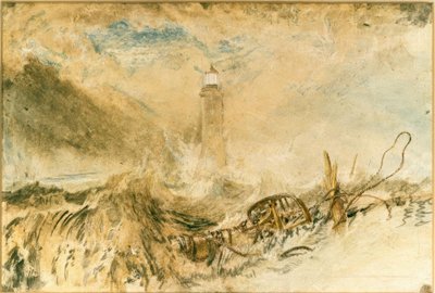 プリマス沖のエディストーン灯台 作： Joseph Mallord William Turner