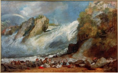 シャフハウゼンでのラインの崩壊 作： Joseph Mallord William Turner