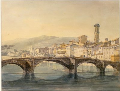 アルノからフィレンツェ 作： Joseph Mallord William Turner
