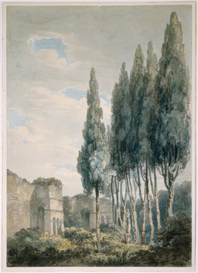 ルドヴィージ庭園、ローマ 作： Joseph Mallord William Turner