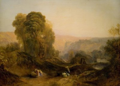 ダービーシャーの風景 作： Joseph Mallord William Turner
