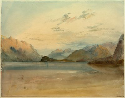 コモ湖に 作： Joseph Mallord William Turner