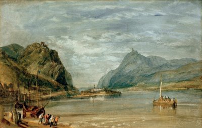 ローランセック、ノンネンヴェルト、ドラヘンフェルス 作： Joseph Mallord William Turner