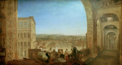 ローマ、バチカン出身。ラフォルナーリを伴うラファエル 作： Joseph Mallord William Turner