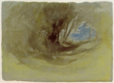 ムーズまたはモーゼルのシーン（？） 作： Joseph Mallord William Turner