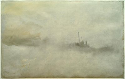 嵐の中の船（？） 作： Joseph Mallord William Turner
