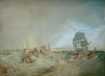 テムズ河口での輸送 作： Joseph Mallord William Turner