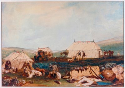 湿原でのシューティングパーティー 作： Joseph Mallord William Turner