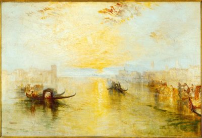 聖ベネデット、フシナに向かって 作： Joseph Mallord William Turner