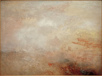 イルカと嵐の海 作： Joseph Mallord William Turner