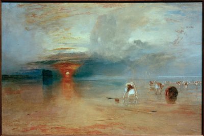 カレービーチ、干潮。フレンチポワサード 作： Joseph Mallord William Turner
