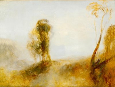 日の出：湾の城 作： Joseph Mallord William Turner