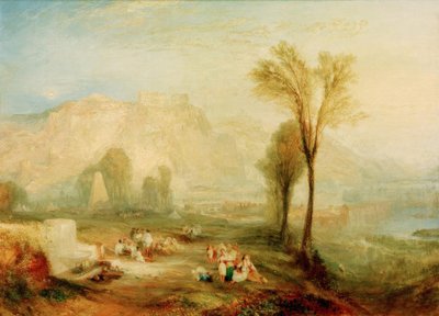 名誉の明るい石（エレンブライトシュタイン）の墓 作： Joseph Mallord William Turner