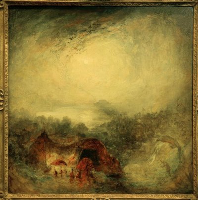 大洪水の夜 作： Joseph Mallord William Turner