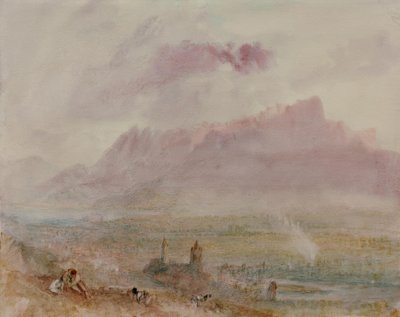 トゥーン湖の町 作： Joseph Mallord William Turner