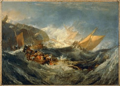 輸送船の難破船 作： Joseph Mallord William Turner