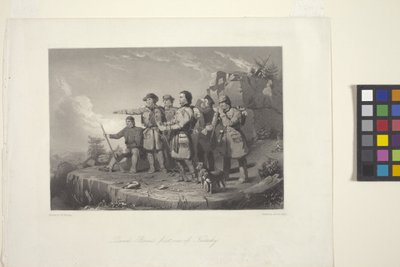 ダニエル・ブーンのケンタッキーの最初の眺め 作： William Tylee (after) Ranney
