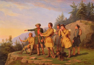 ケンタッキー州の初見、1849年 作： William Tylee Ranney