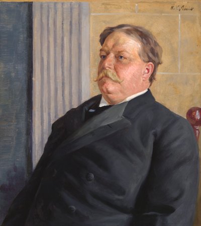 ウィリアム・ハワード・タフト、1910年頃。 作： William Valentine Schevill