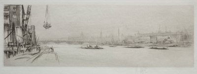 イギリスの動脈：テムズ川 作： William Walcot