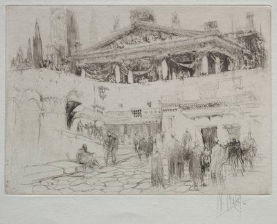 木星の最初の木造寺院 作： William Walcot