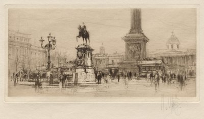 トラファルガー広場 作： William Walcot
