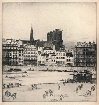 ノートルダム、1915 作： William Walker