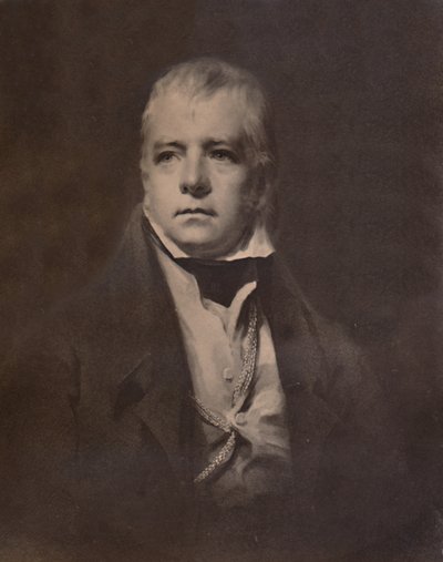 ウォルタースコット卿、スコットランドの小説家および詩人、c1826 1894 作： William Walker