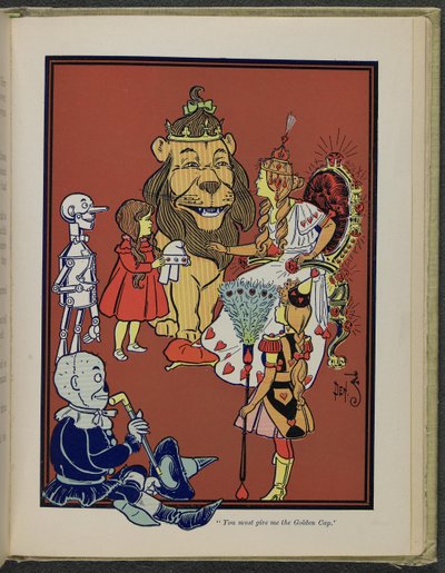 オズの魔法使い」（ライマン・フランク・ボーム作）の挿絵 作： William Wallace Denslow