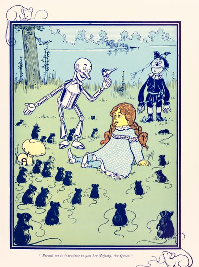 女王陛下を紹介させてください。オズの魔法使い？ L・フランク・バウム 作： William Wallace Denslow