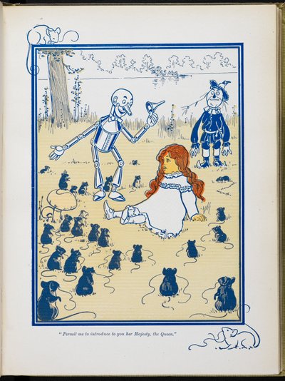 「女王陛下を紹介させてください。」 作： William Wallace Denslow