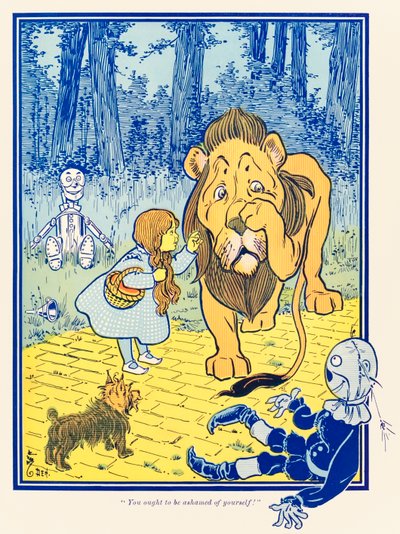 ？恥ずかしいはず！オズの魔法使い？ L・フランク・バウム 作： William Wallace Denslow