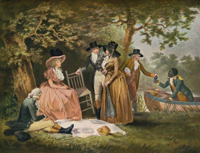 Anglers Repast、1789、1902 作： William Ward