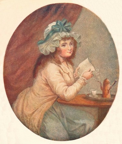 朝、または夕方の娯楽についての考え、c1801 作： William Ward