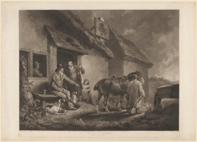 9 月 1 日夕方 作： William Ward after George Morland