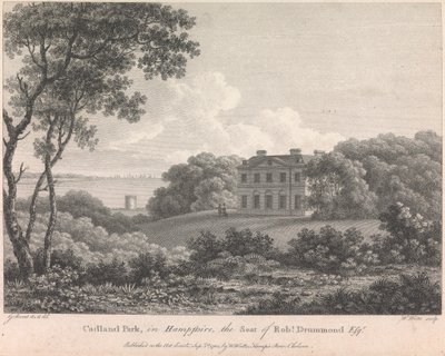 Cadland Park, Hampshire, Robert Drummondin kotipaikka, Esquire (julkaisija W. Watts); sivu 56 (Nide 1) 作： William Watts