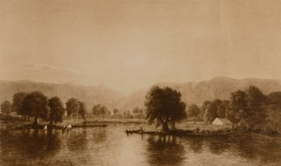 （水と牛のシーン） 作： William Wellstood