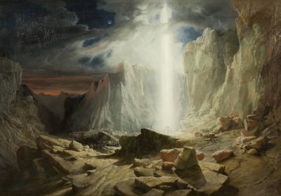 荒野を通過するイスラエル人 作： William West