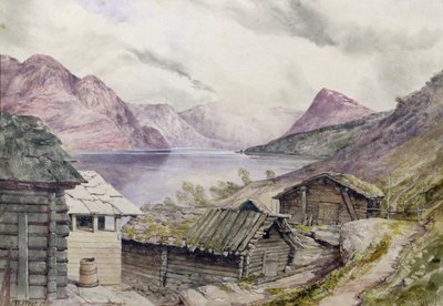 ロムスダールフィヨルド、1850 作： William West