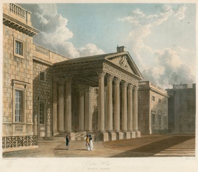 カールトンハウス、ロンドン、ノースフロント 作： William Westall