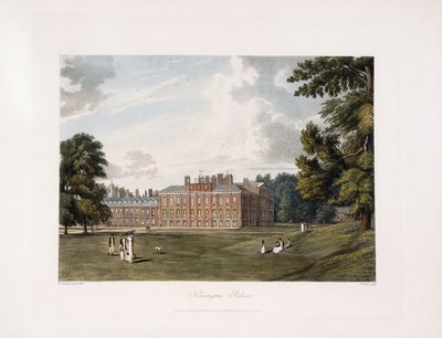 ケンジントン宮殿、1819 作： William Westall
