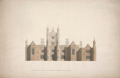 ケンブリッジ カレッジの設計案の昇格 作： William Wilkins