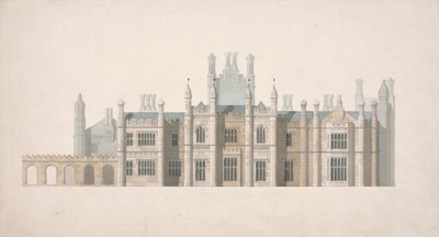 ケンブリッジ カレッジの設計案の昇格 作： William Wilkins
