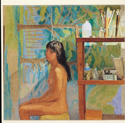 座っている女の子 作： William Wilkins