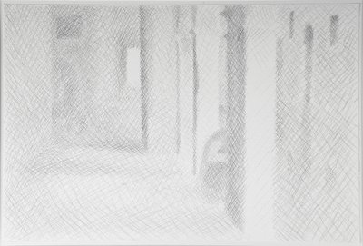 ソトポルテゴサルヴィアーティ、ヴェネツィア、2009年（紙に鉛筆） 作： William Wilkins
