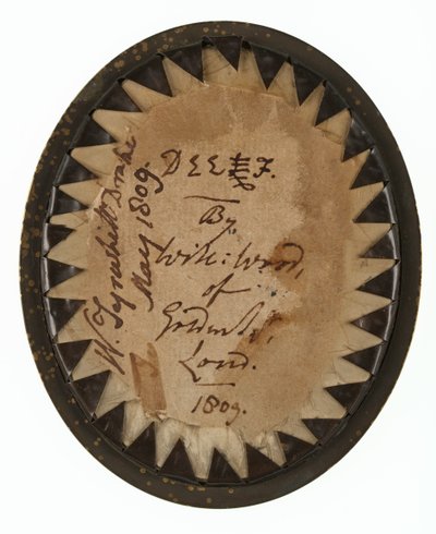 1809年5月、英国王室騎兵隊、ウィリアム・ターウィット＝ドレイク大尉（後に中佐）（1785-1848）（象牙に細密画 作： William Wood