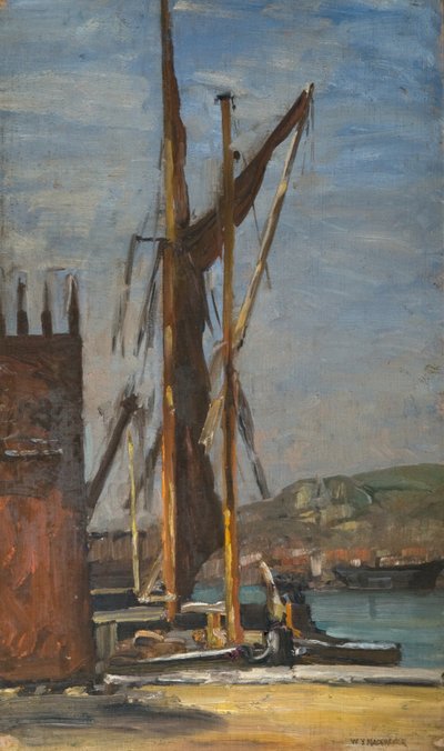 ドーバーで、1905年頃（キャンバスに油彩） 作： William York MacGregor