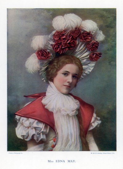 エドナメイ、アメリカの女優、歌手、1901年。 作： William and Daniel Downey